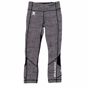 Lululemon/Soulcycle Collab Pace Rival Crop